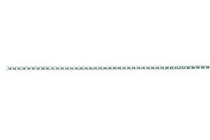 Venezianer rund diamantiert Weissgold 750 ca. 1.4mm 38 cm