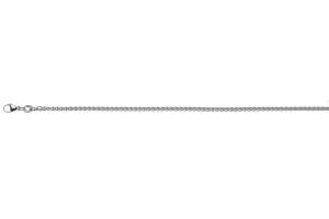 Zopf Weissgold 750 ca. 2.15mm 50cm