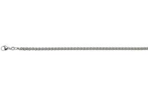 Zopf Weissgold 750 ca. 3.3mm