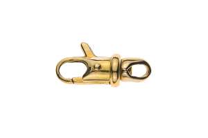 Karabiner Gelbgold 750, 16 x 5mm, 1.9gr