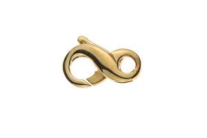 Karabiner Gelbgold 750, 13 x 7mm, ca. 1.5gr,