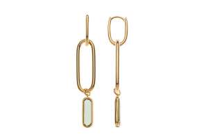 Ohrhänger Gelbgold 750 mit Peridot