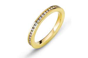 Eternity Ring Gelbgold Kanal Fassung 750