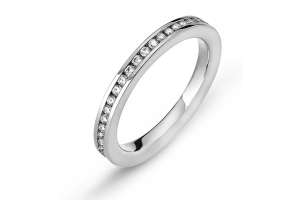 Eternity Ring Weissgold Kanal Fassung 750