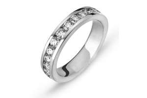 Eternity Ring Weissgold Kanal Fassung 750