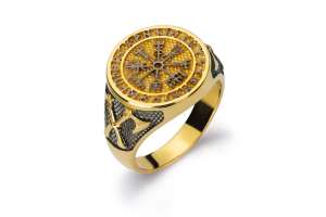 Herrenring ´Viking´ Gelbgold 750
